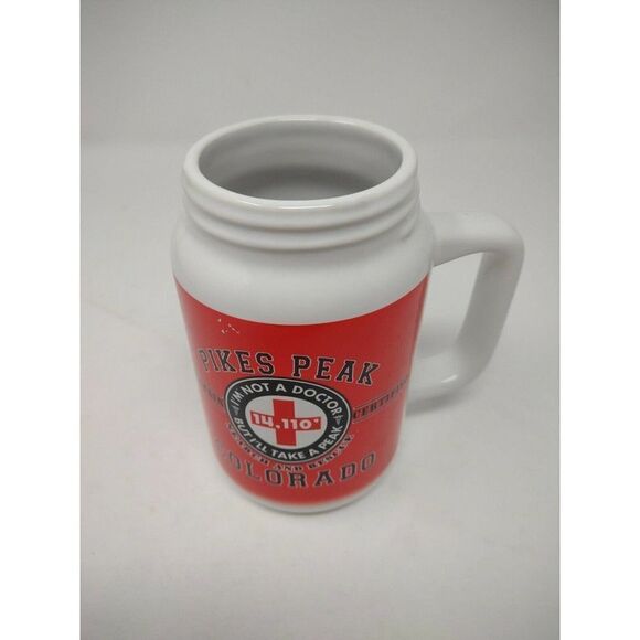 Pikes Peak Beer Stein "Im not a doctor but Ill take a peak 14,110" Collectible - Picture 2 of 5